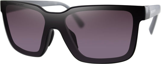 Bobster Boost Matte Black Sunglasses with Purple/Silver Mirror Lenses, Part BBST001H