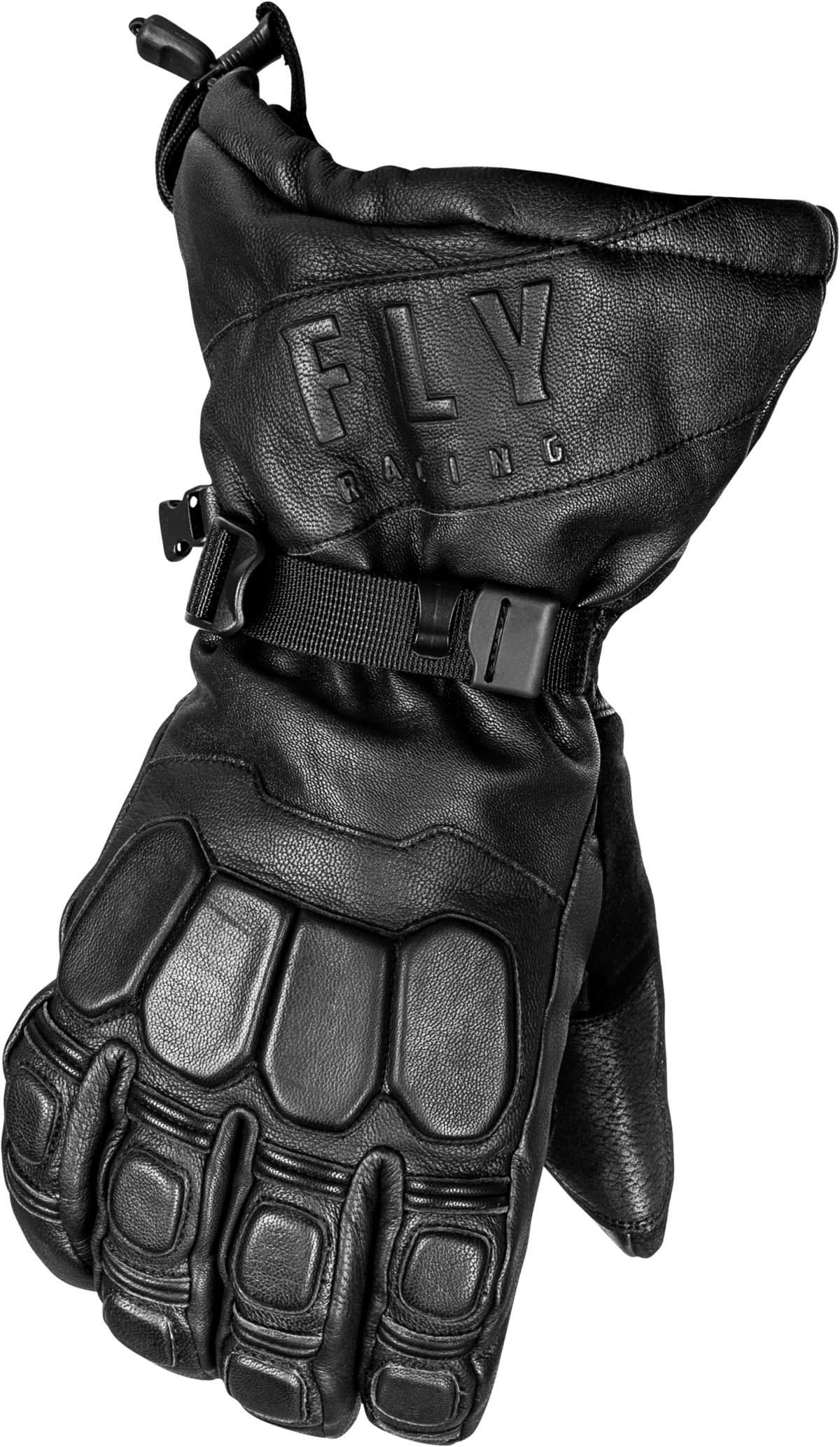 Fly Racing Glacier Gloves Black Large - Cold Weather Snow Gloves for Men
