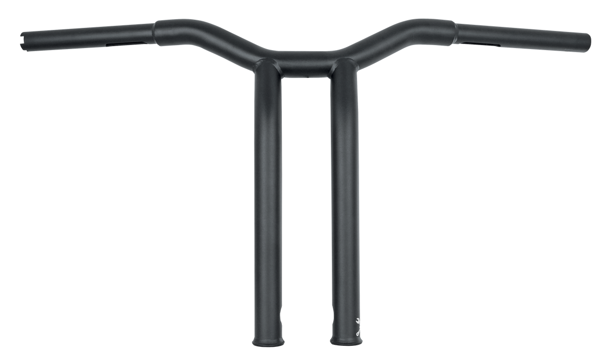 BURLY BRAND Dominator Raked Handlebar 14-Inch Matte Black for Harley Davidson XL and FXR Models