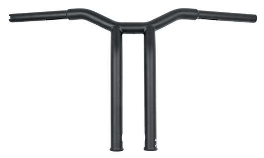 BURLY BRAND Dominator Raked Handlebar 14-Inch Matte Black for Harley Davidson XL and FXR Models