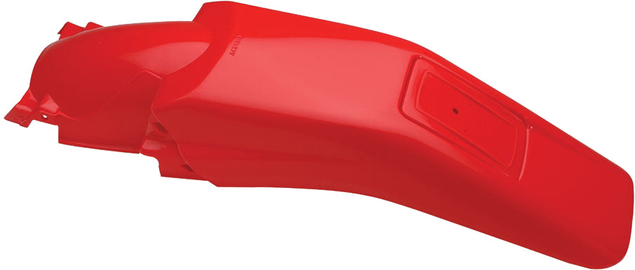 ACERBIS Rear Fender for Honda XR250R and XR400R - Red Plastic Offroad Body Accessory