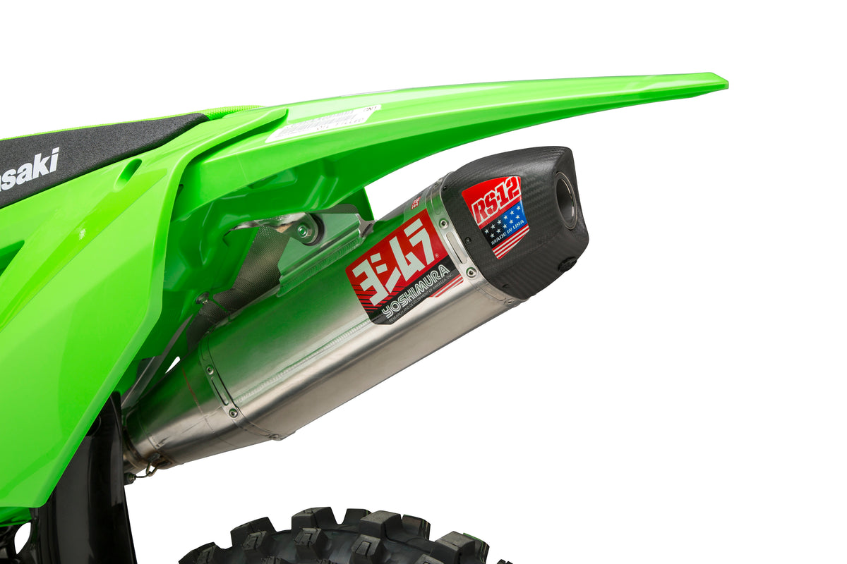 Yoshimura RS-12 Full Exhaust System for Kawasaki KX250F and KX250X (2021-2024)