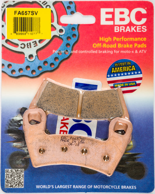 EBC Fa657SV Severe Duty SV Series Brake Pads for Polaris RZR 900 and S Models