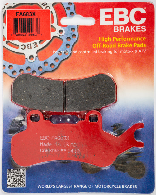 EBC Fa683X Carbon X Series Brake Pads for Can-Am Maverick X3 (2017-2018 Models)