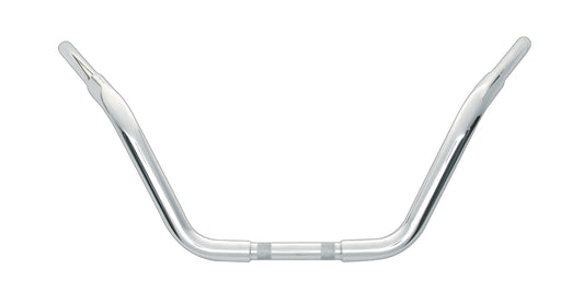 Wild 1 Chubby 8.5-Inch Rigid Handlebar with Chrome Finish for Harley-Davidson V-Twin Models