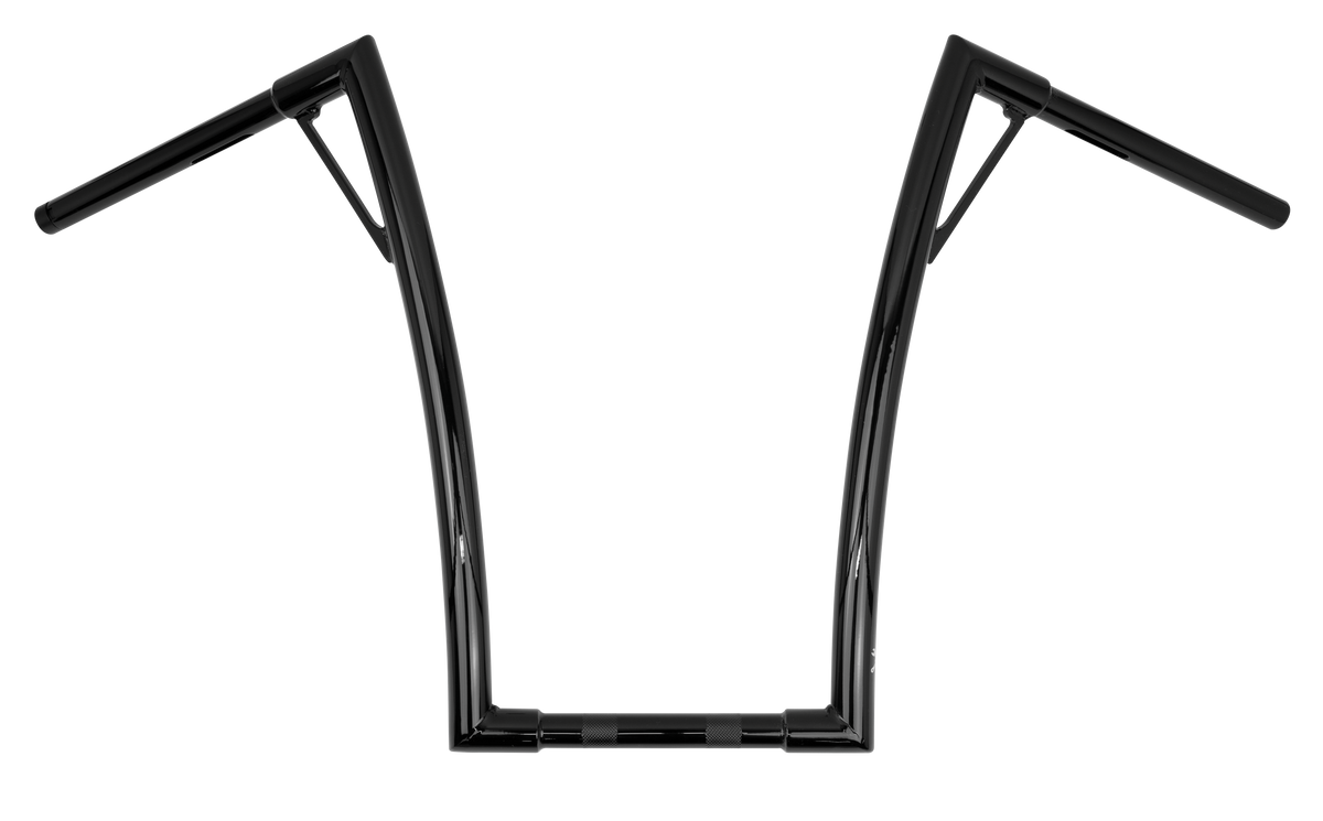Burly Brand Louie 19-Inch Black Handlebars for Harley Davidson FLHR Road King