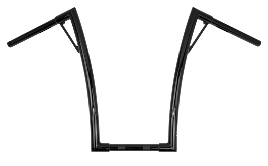 Burly Brand Louie 19-Inch Black Handlebars for Harley Davidson FLHR Road King