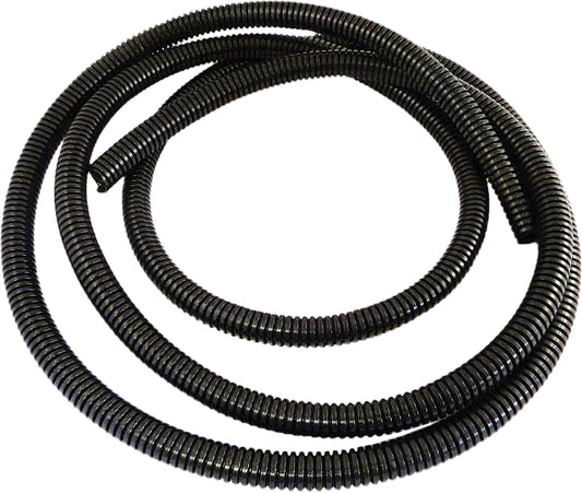 HELIX Wire Loom Black 3/8-Inch x 6 Feet - Universal Electrical Components and Accessories