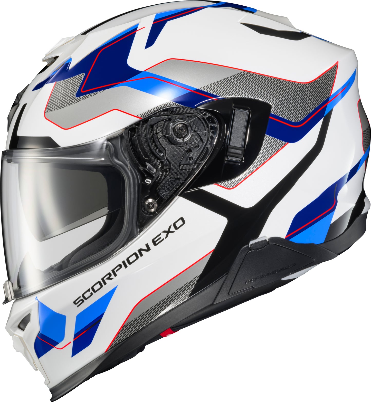 ScorpionEXO Exo T520 Full Face Helmet Zuse White/Blue Medium