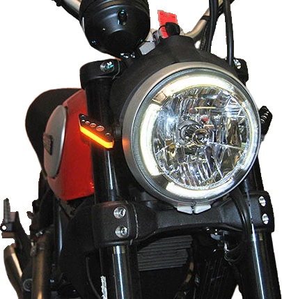 NEW RAGE CYCLES SCRAMBLER-FB Front LED Turn Signals for Ducati Scrambler Models