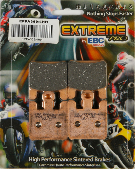 EBC Extreme Pro Brake Pads Part #EPFA369/4HH for Kawasaki Ninja ZX-10R and Vulcan 1600 Classic