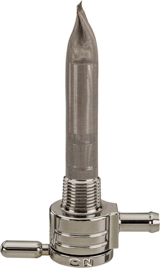 GOLAN 75-516S-CS 3/8 NPT Chrome Ball Bearing Petcock with Detents for Fuel System