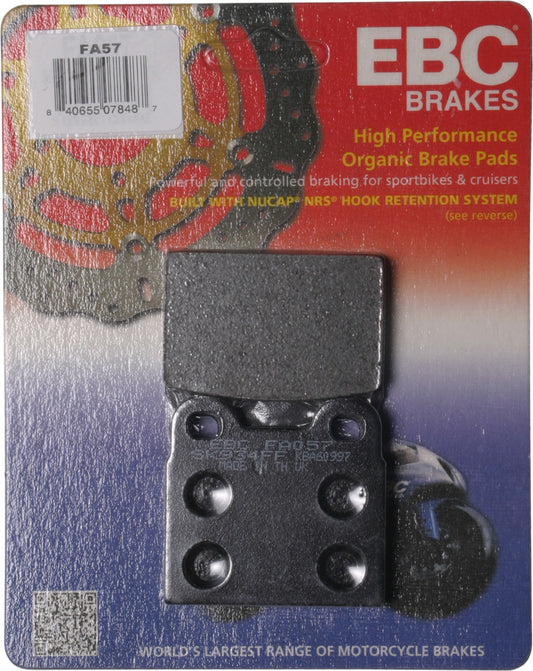 EBC Fa57 Organic Brake Pads for BMW R45 and R65 (1980-1985 Models)