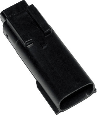 NAMZ CUSTOM CYCLE Molex MX-150 Series 3-Pin Male Connector for V-Twin Motorcycles - Black, Part NM-33481-0301