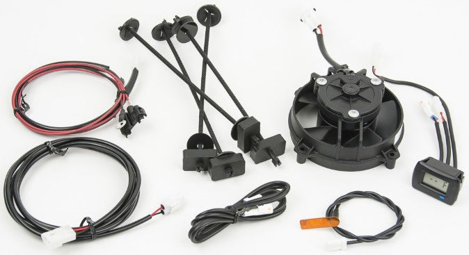 Trail Tech Universal Temperature Switching Fan Kit for Offroad Engines and Cooling Systems