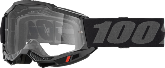 100-Percent Accuri 2 OTG Goggle with Clear Lens - Black Offroad Eyewear