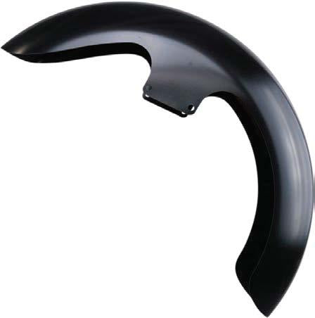 BAGGERNATION Thicky Fender 23-Inch OEM Steel Front Fender for Harley-Davidson FLRT, FLHT, FLTRX Models