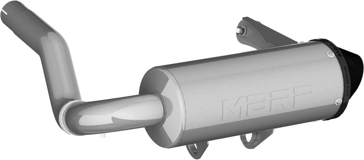 MBRP AT-9210PT Single Slip-On System with 4.5-Inch Performance Muffler for Can-Am Renegade ATV/UTV