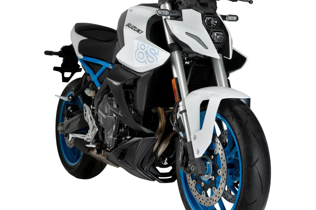 PUIG Downforce Side Spoilers for Street Bikes - Matte Black Part 21783J