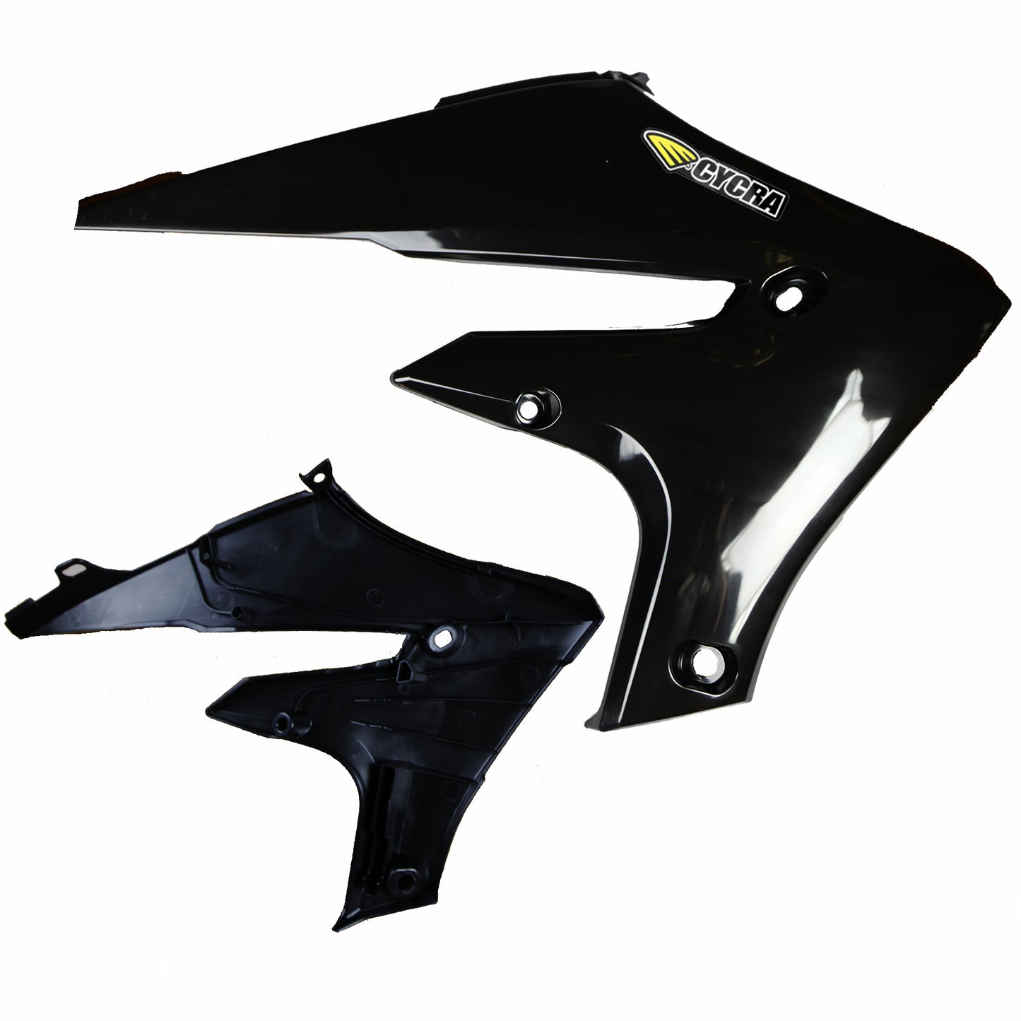 CYCRA Powerflow Shrouds Black - Offroad Replacement Body Part with Precise Fit