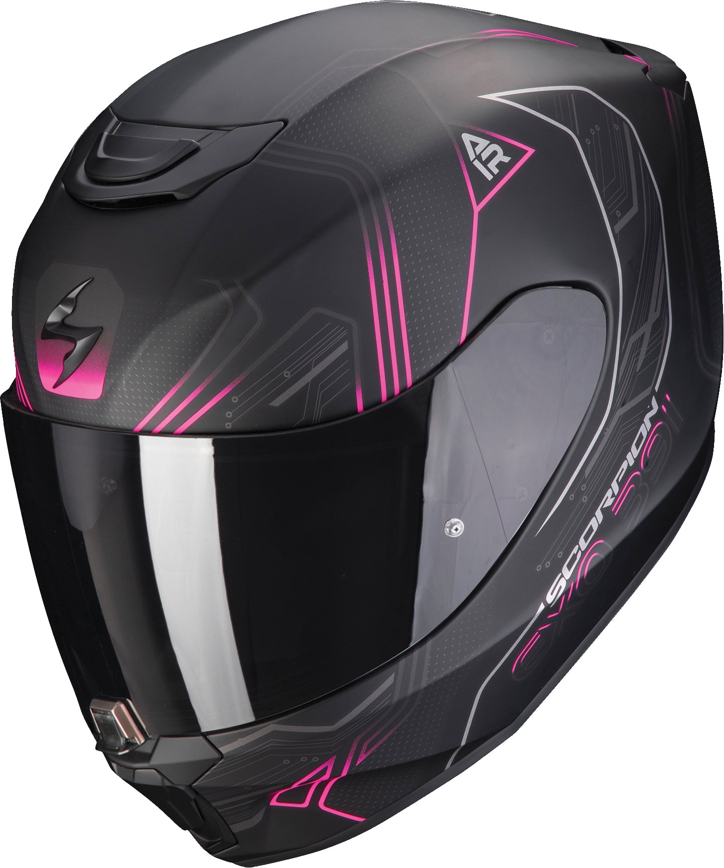 SCORPION EXO Exo R330 Full-Face Helmet in White/Pink – X-Large