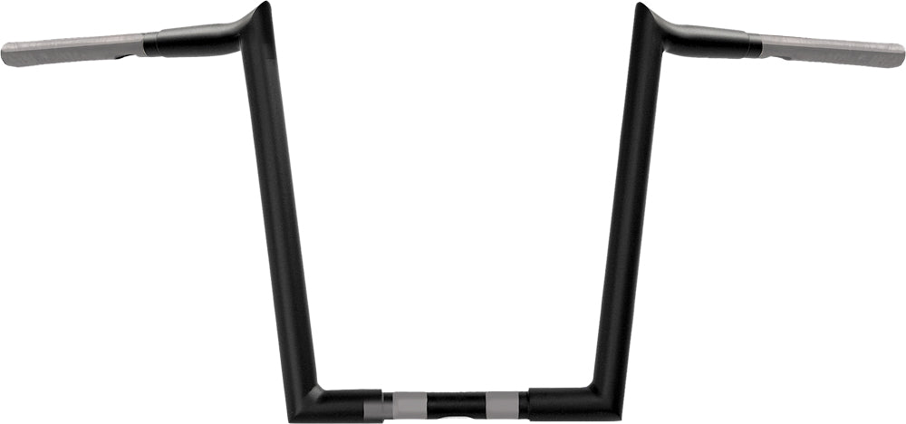 WILD 1 Chubby 14-Inch Hooked Handlebars for Harley-Davidson – Satin Black