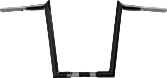 Wild 1 Chubby 12-Inch Hooked Handlebar for Harley-Davidson - Satin Black (Part No. WO582B)
