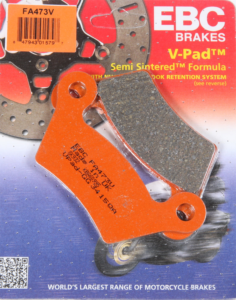 EBC Brakes V Series Brake Pads for Can-Am Spyder RS, RS-S, RT (Part #FA473V)