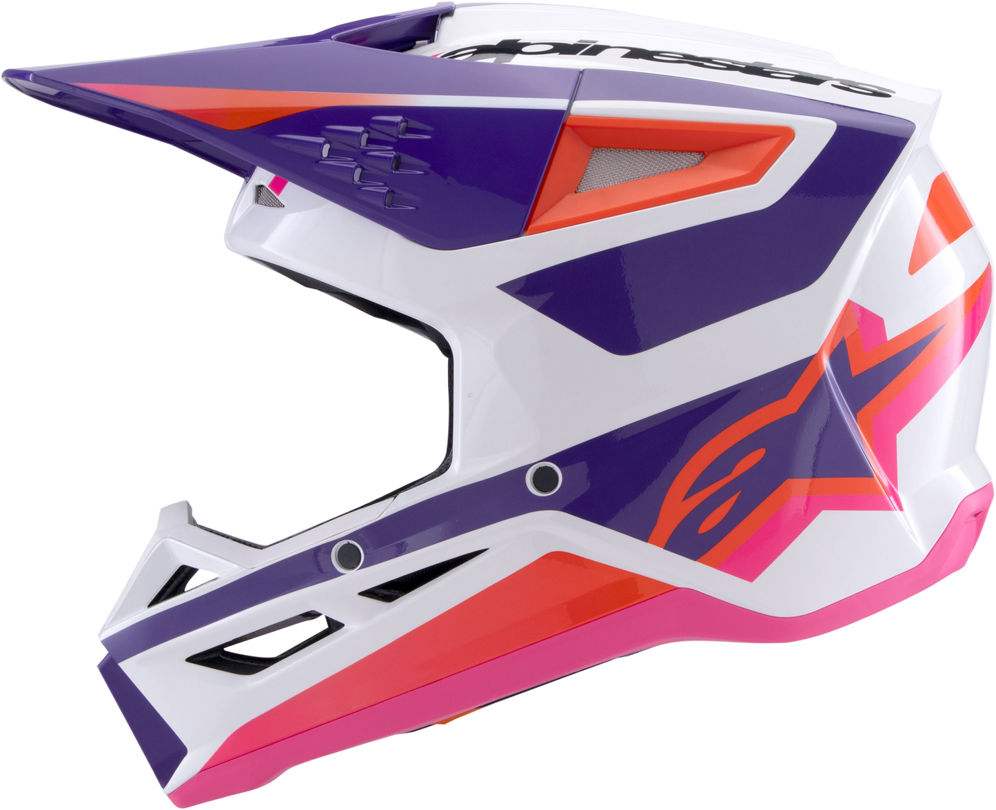 Alpinestars SM3 Off-Road Helmet X-Small Yellow Fluo/Black - Safety and Comfort for Trail Riding
