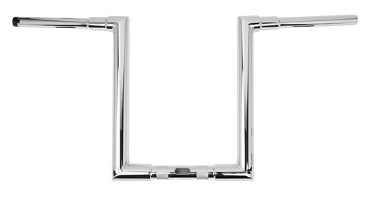BURLY BRAND Jason 14-inch T-Bar Handlebars for Harley Davidson Road Glide Ultra (Chrome)