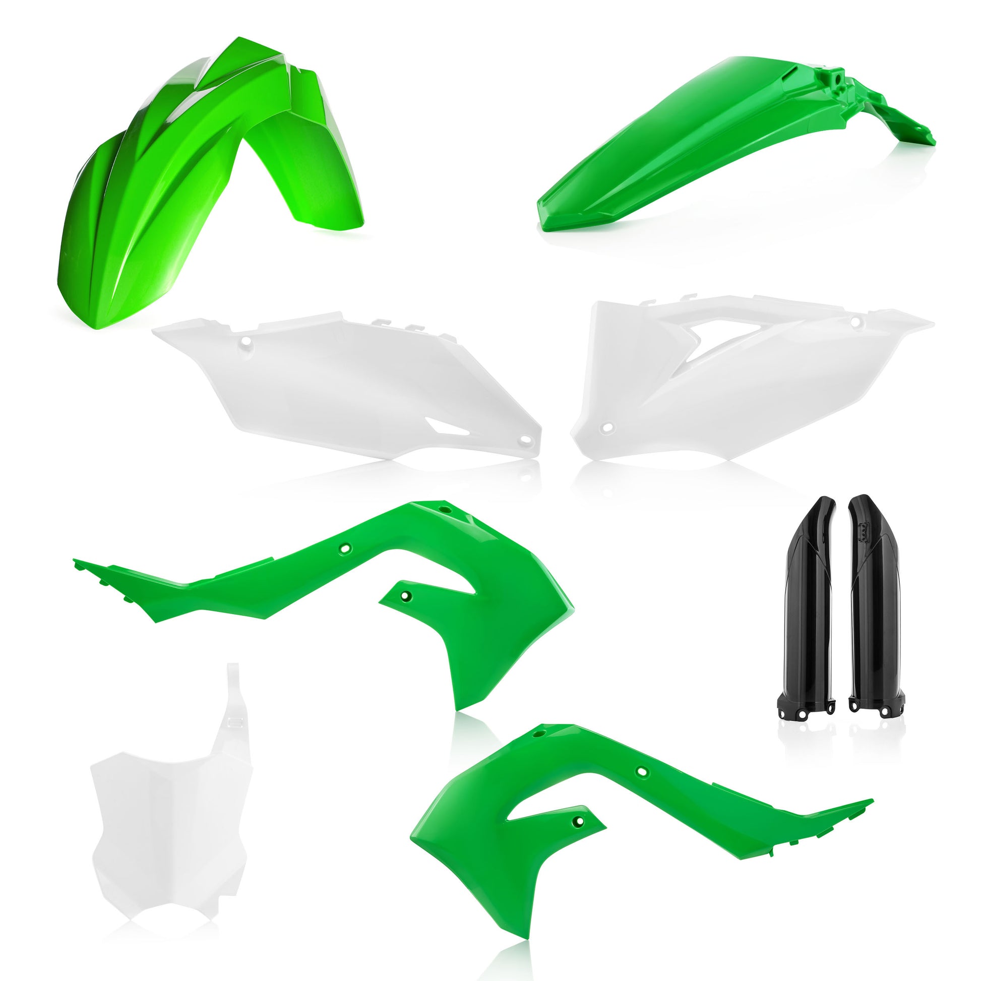 ACERBIS Full Plastic Kit Original for Kawasaki KX Models - Offroad Replacement Body Parts