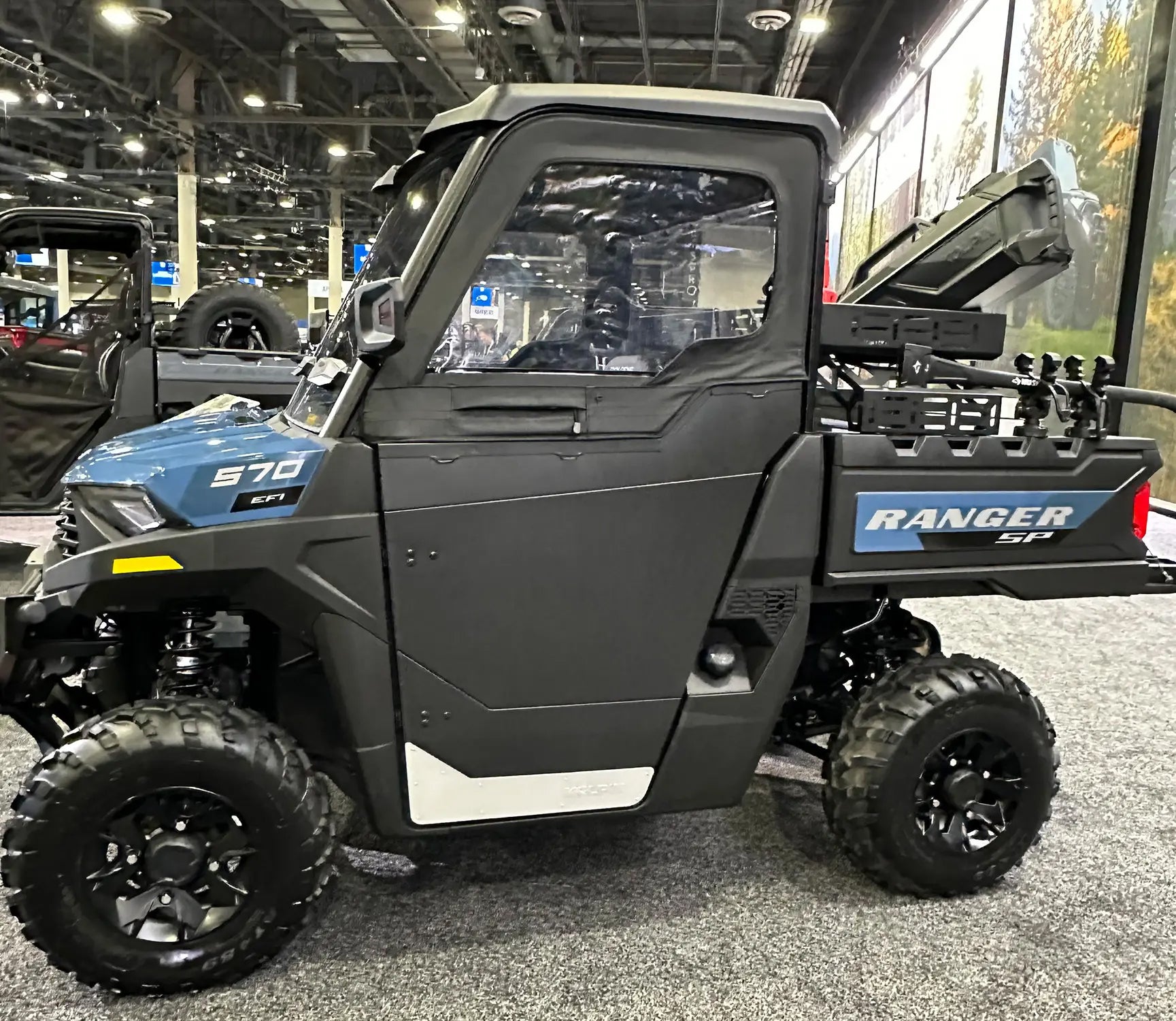KOLPIN Steel Front Half Doors Pair for ATV/UTV - Easy Install, Multi-Point Mounting, OEM Design