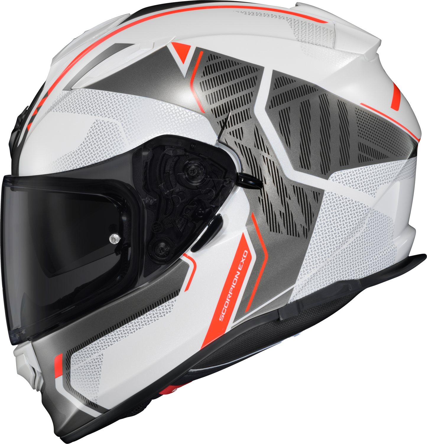 Scorpion EXO Ryzer Full Face Helmet Medium White/Grey - ECE 22.06 & DOT Certified