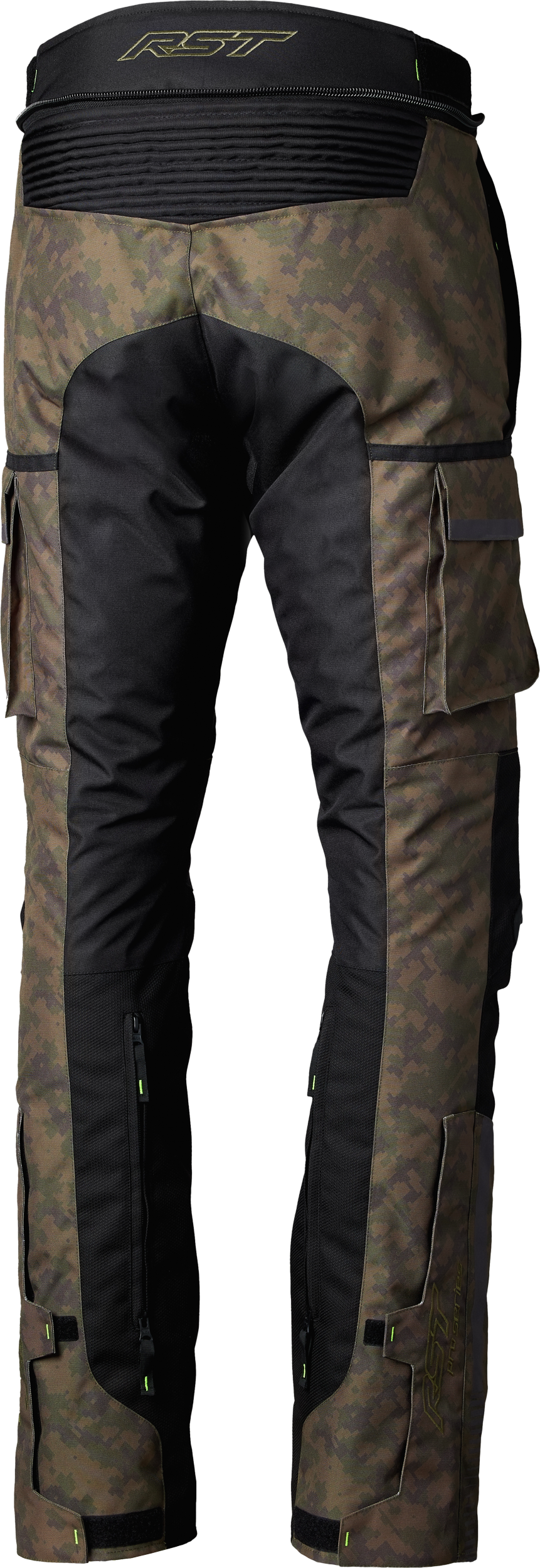 RST Pro Series Ranger Ce Jean Digi Green Textile Pants for Adventure Touring, US 30