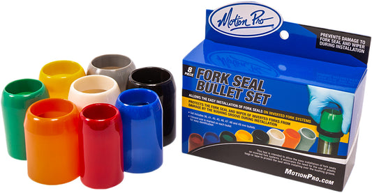 MOTION PRO Fork Seal Bullet Set of 8 - Universal Inverted Fork Tool Part 08-0677