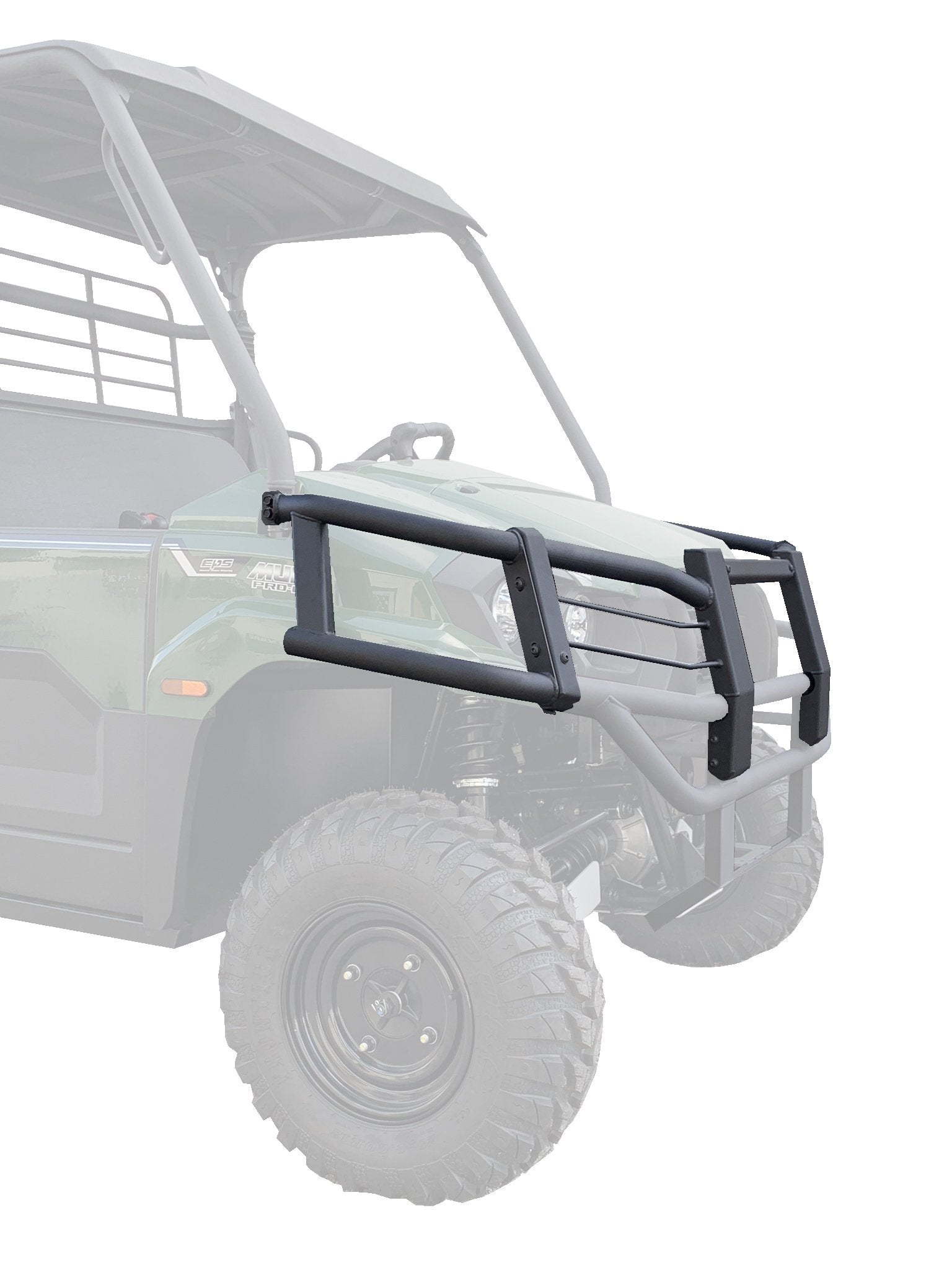 RIVAL POWERSPORTS USA Front Bumper for Kawasaki Mule Pro Mx - Heavy-Duty Off-Road Front-End Protection