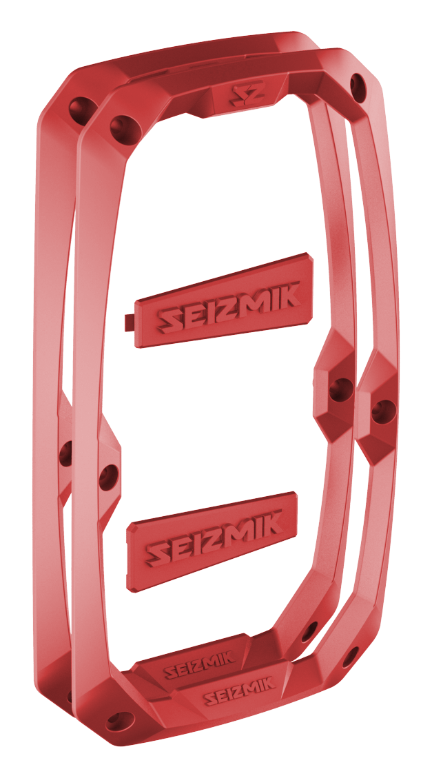 SEIZMIK Embark Mirror Red Trim Kit for ATV/UTV – Versatile, Impact-Resistant Convex Mirror with Adjustable Mounting