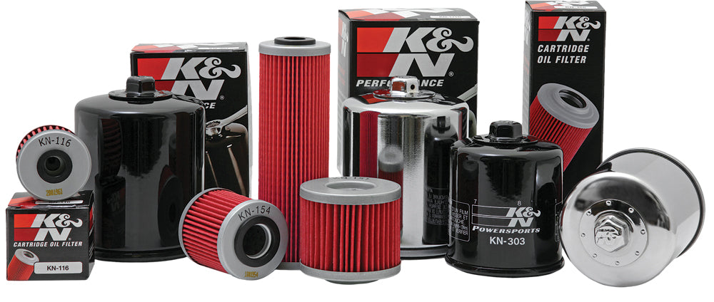 K&N KN-170 V-Twin Oil Filter for Harley Davidson & Motorcycle Engines