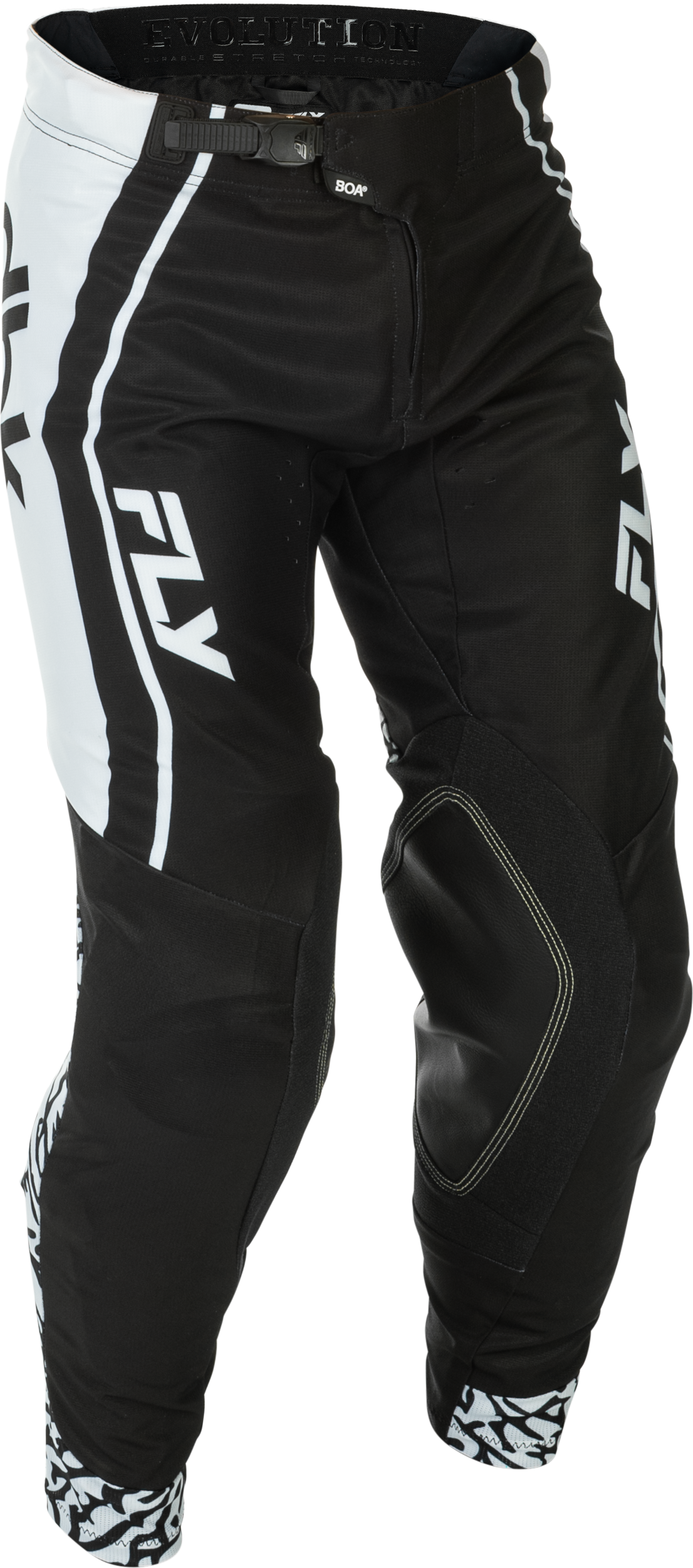Fly Racing Evolution DST DBK Offroad Pants in Black/White/Red, Size US 38