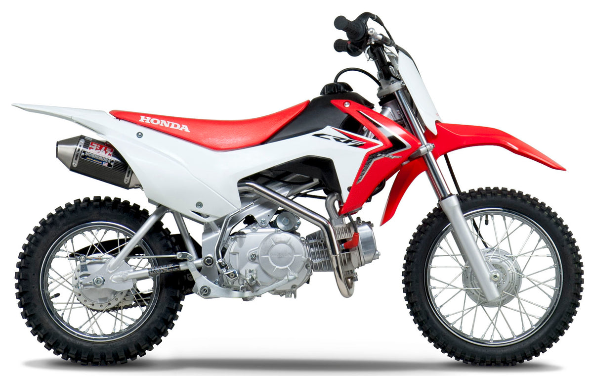 Yoshimura RS-2 Full Exhaust System for Honda CRF110F – Offroad Racing Muffler with Diamond-Shaped Design