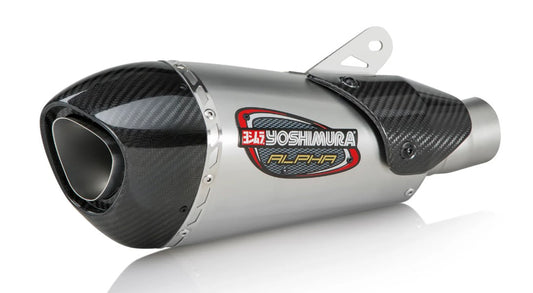 Yoshimura Alpha T Slip-On Stainless Steel Exhaust for Triumph Daytona 675