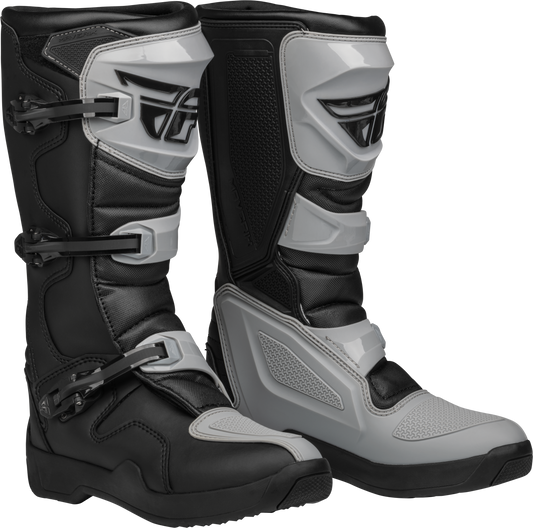 Fly Racing Maverik LT Offroad Motorcycle Boots - Size US 13, Grey/Black