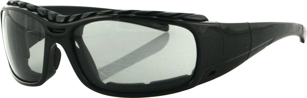 BOBSTER Gunner Sunglasses Black with Photochromic Lenses - Versatile Outdoor Eyewear