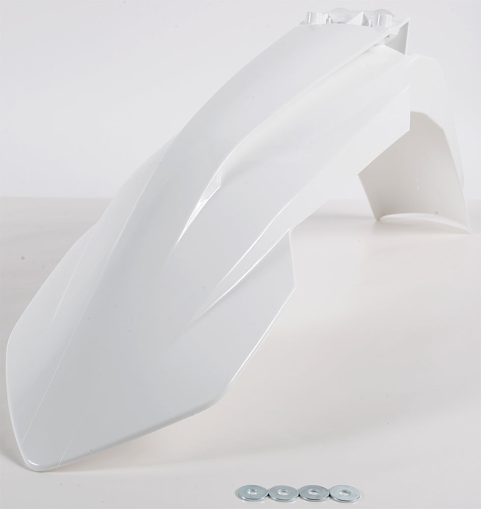 Acerbis Front Fender for KTM 250/350/450/500 SX-F, EXC-F 2016-2017 - White Offroad Body Part