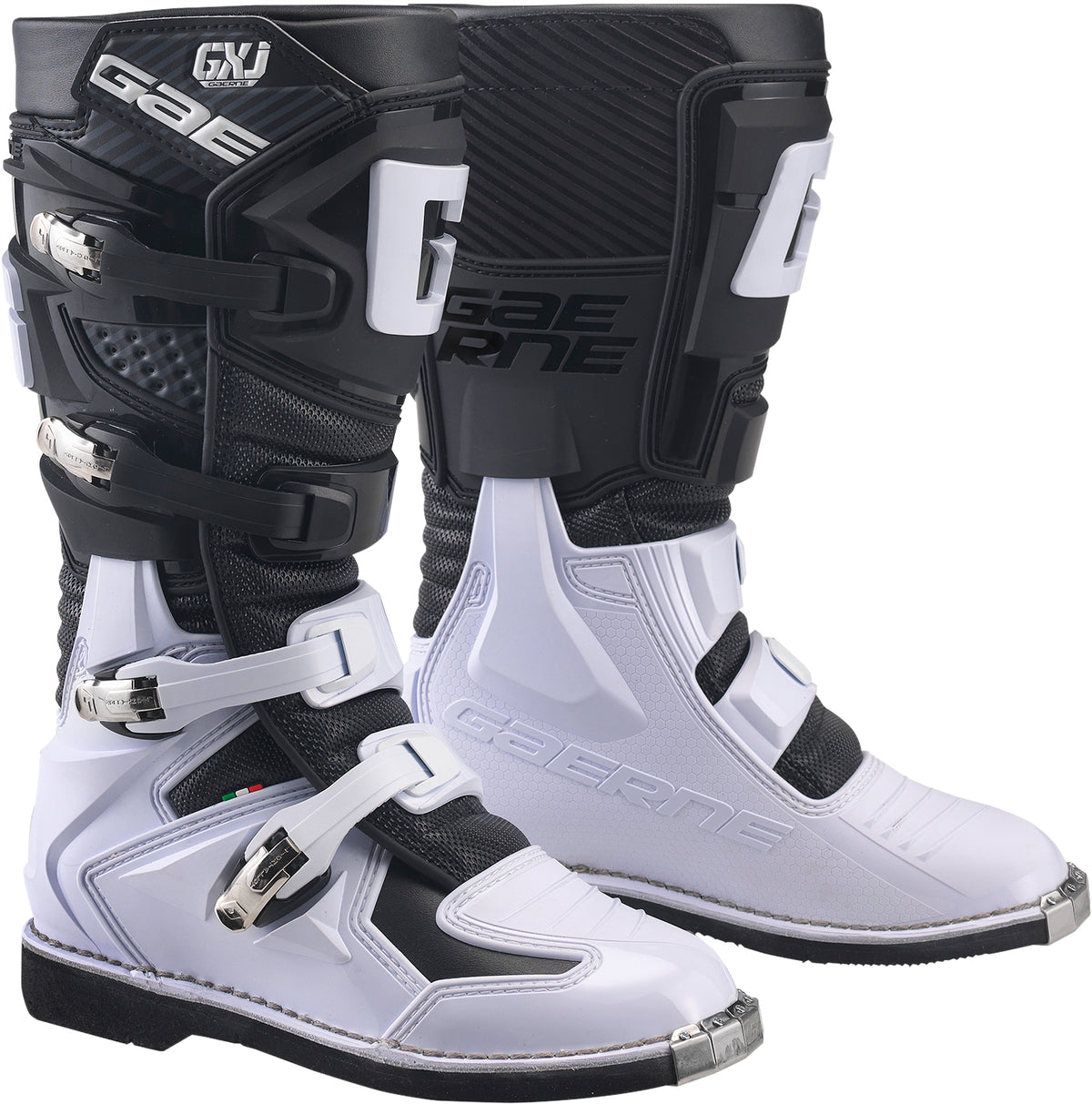 Gaerne GX J Offroad Motorcycle Boots Black/White US Size 01