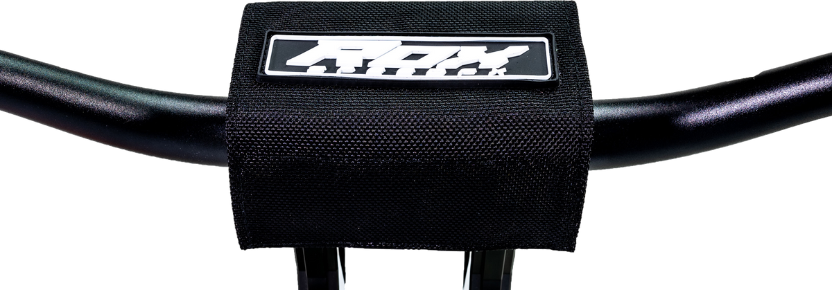 ROX BP6-W Snow Handlebars with White/Black Bar Pad - Compatible with Most Extruded Pivot Risers