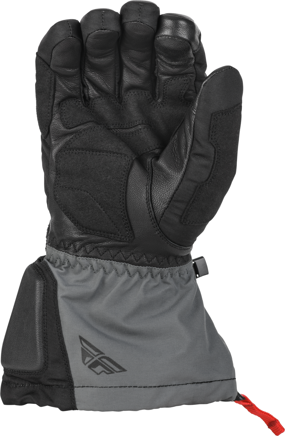 Fly Racing Aurora Gloves Black/Grey Medium - Insulated Waterproof Snow Gloves with Touch Screen Compatibility