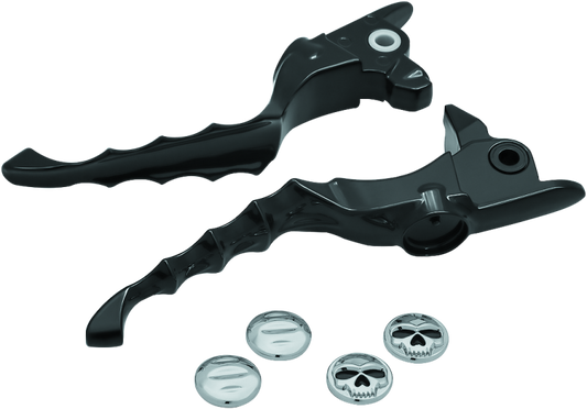 Kuryakyn Zombie Lever Set 17-20 Touring Gloss Black