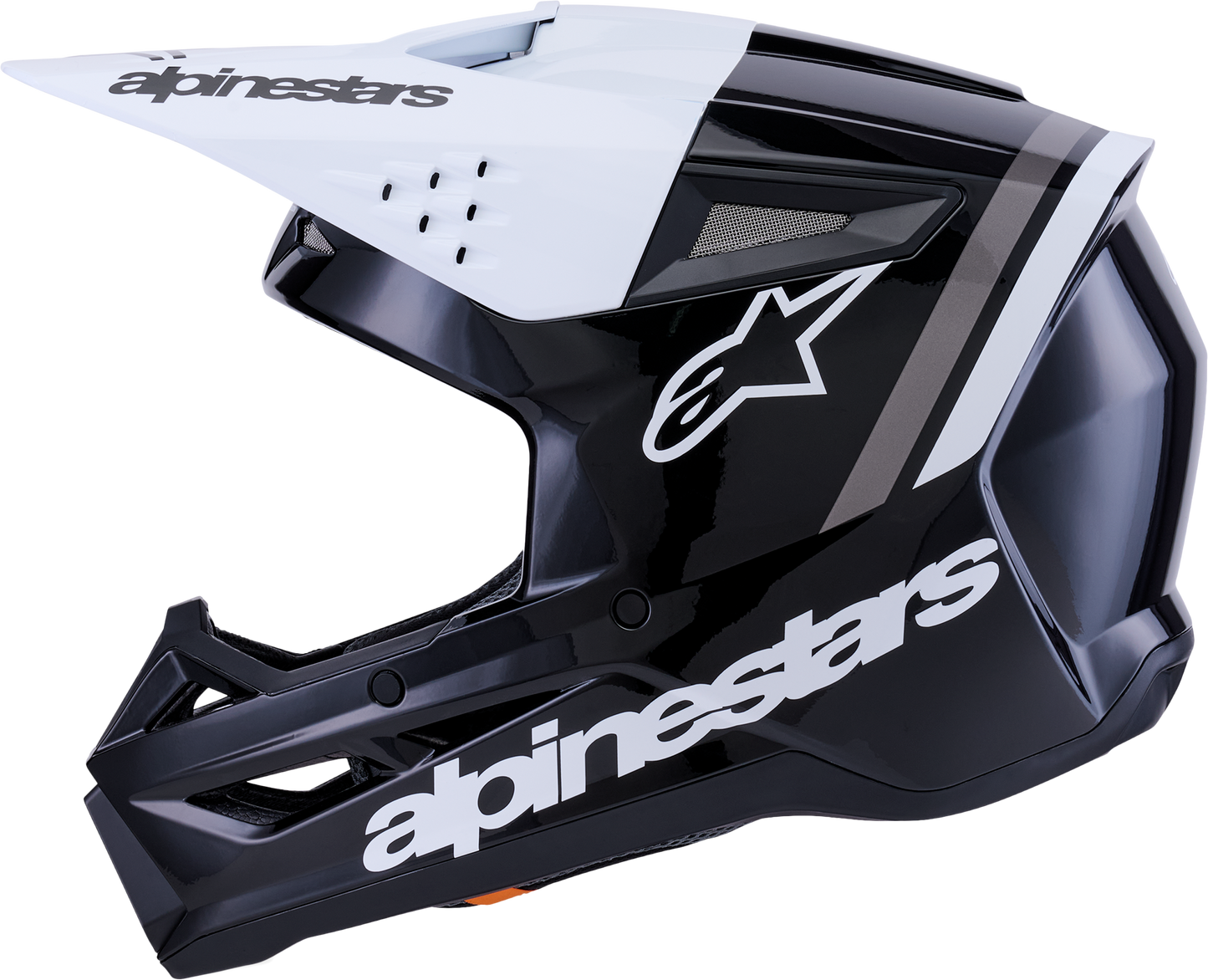Alpinestars SM3 Radium Off-Road Helmet 2X-Large Gloss Black/White/Grey
