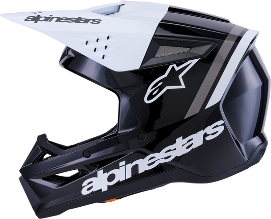 Alpinestars SM3 Radium Off-Road Helmet 2X-Large Gloss Black/White/Grey
